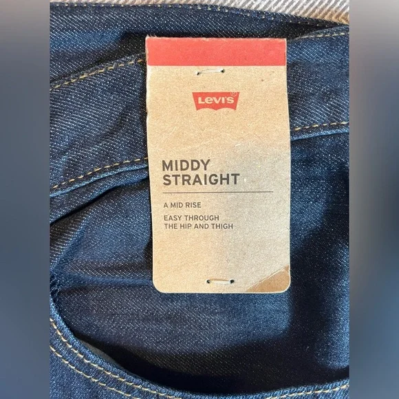NWT Levi's Middy Straight Leg Jeans 31 X 30 - Picture 11 of 12